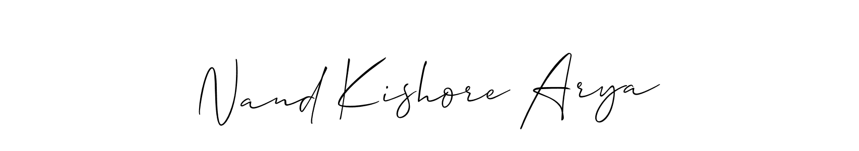 Check out images of Autograph of Nand Kishore Arya name. Actor Nand Kishore Arya Signature Style. Allison_Script is a professional sign style online. Nand Kishore Arya signature style 2 images and pictures png