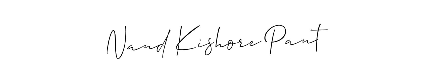 Make a beautiful signature design for name Nand Kishore Pant. Use this online signature maker to create a handwritten signature for free. Nand Kishore Pant signature style 2 images and pictures png