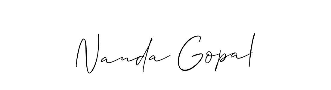 You can use this online signature creator to create a handwritten signature for the name Nanda Gopal. This is the best online autograph maker. Nanda Gopal signature style 2 images and pictures png