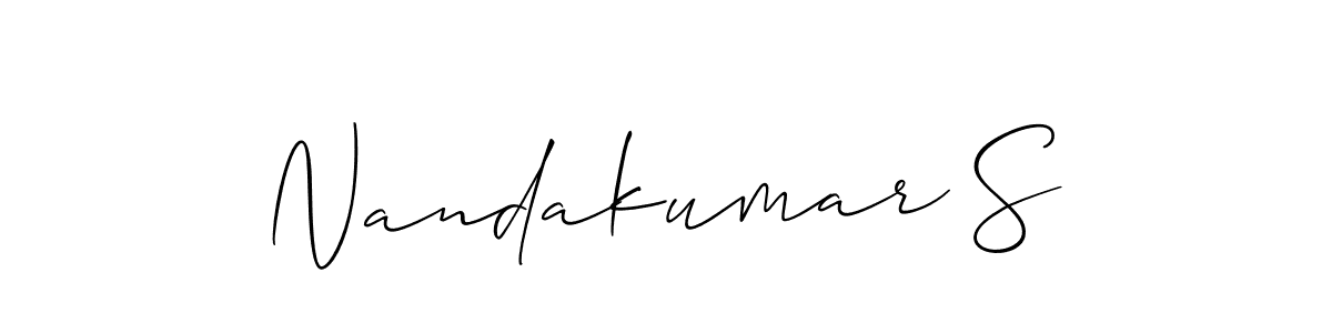 You can use this online signature creator to create a handwritten signature for the name Nandakumar S. This is the best online autograph maker. Nandakumar S signature style 2 images and pictures png