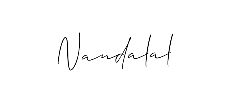 You can use this online signature creator to create a handwritten signature for the name Nandalal. This is the best online autograph maker. Nandalal signature style 2 images and pictures png