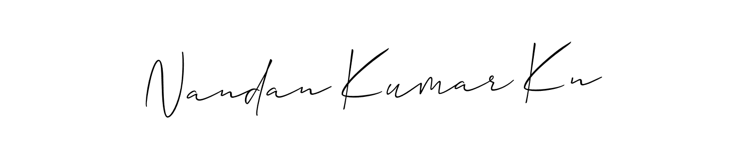 Check out images of Autograph of Nandan Kumar Kn name. Actor Nandan Kumar Kn Signature Style. Allison_Script is a professional sign style online. Nandan Kumar Kn signature style 2 images and pictures png