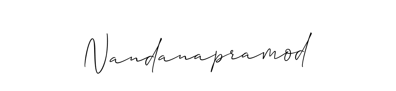 How to Draw Nandanapramod signature style? Allison_Script is a latest design signature styles for name Nandanapramod. Nandanapramod signature style 2 images and pictures png