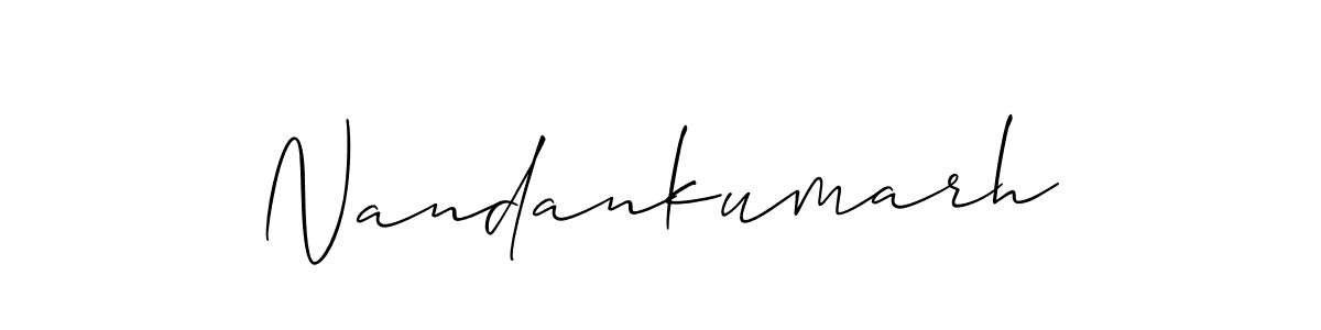 Make a beautiful signature design for name Nandankumarh. Use this online signature maker to create a handwritten signature for free. Nandankumarh signature style 2 images and pictures png