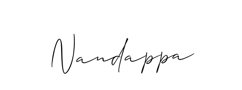 How to Draw Nandappa signature style? Allison_Script is a latest design signature styles for name Nandappa. Nandappa signature style 2 images and pictures png