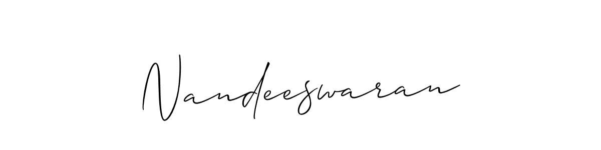 Once you've used our free online signature maker to create your best signature Allison_Script style, it's time to enjoy all of the benefits that Nandeeswaran name signing documents. Nandeeswaran signature style 2 images and pictures png