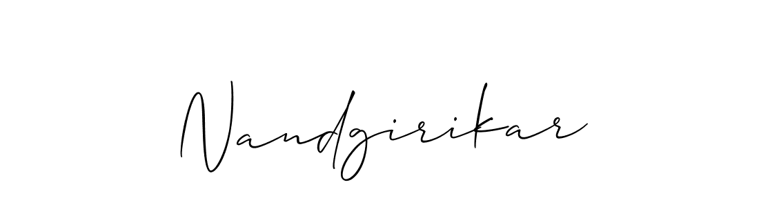 Here are the top 10 professional signature styles for the name Nandgirikar. These are the best autograph styles you can use for your name. Nandgirikar signature style 2 images and pictures png