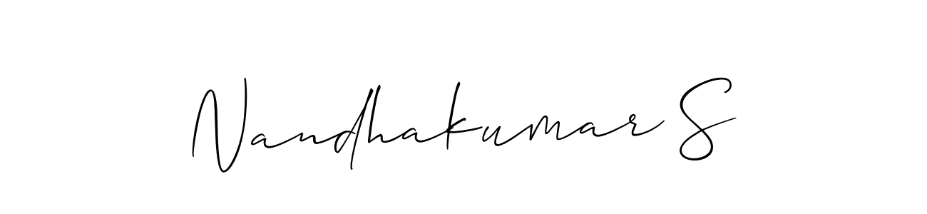 Here are the top 10 professional signature styles for the name Nandhakumar S. These are the best autograph styles you can use for your name. Nandhakumar S signature style 2 images and pictures png