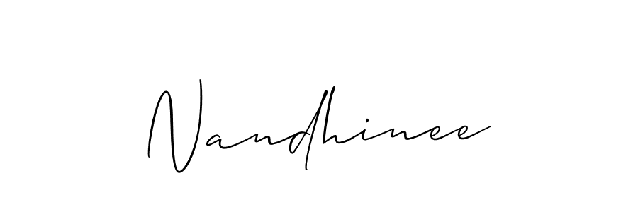 Similarly Allison_Script is the best handwritten signature design. Signature creator online .You can use it as an online autograph creator for name Nandhinee. Nandhinee signature style 2 images and pictures png