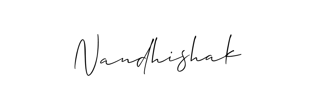 Here are the top 10 professional signature styles for the name Nandhishak. These are the best autograph styles you can use for your name. Nandhishak signature style 2 images and pictures png