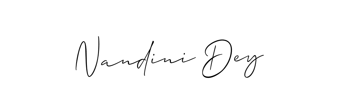 You can use this online signature creator to create a handwritten signature for the name Nandini Dey. This is the best online autograph maker. Nandini Dey signature style 2 images and pictures png