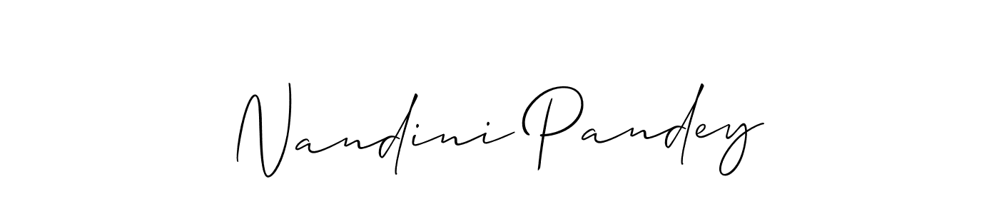 Here are the top 10 professional signature styles for the name Nandini Pandey. These are the best autograph styles you can use for your name. Nandini Pandey signature style 2 images and pictures png