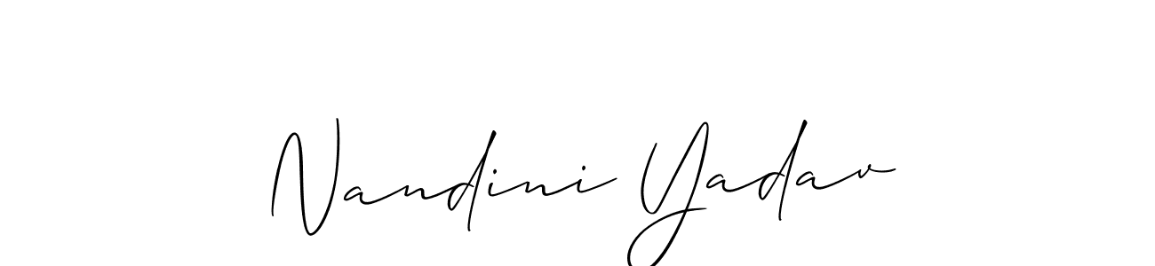 Best and Professional Signature Style for Nandini Yadav. Allison_Script Best Signature Style Collection. Nandini Yadav signature style 2 images and pictures png