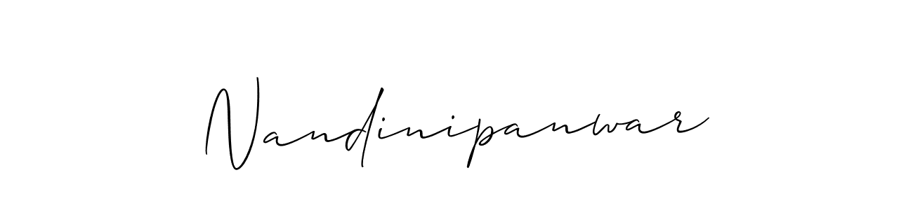 You should practise on your own different ways (Allison_Script) to write your name (Nandinipanwar) in signature. don't let someone else do it for you. Nandinipanwar signature style 2 images and pictures png