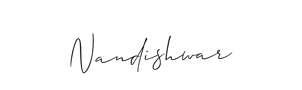 Make a beautiful signature design for name Nandishwar. Use this online signature maker to create a handwritten signature for free. Nandishwar signature style 2 images and pictures png