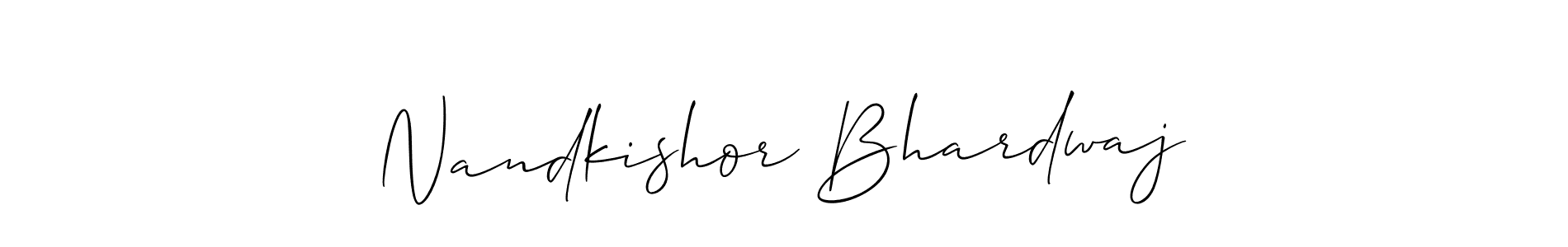You can use this online signature creator to create a handwritten signature for the name Nandkishor Bhardwaj. This is the best online autograph maker. Nandkishor Bhardwaj signature style 2 images and pictures png