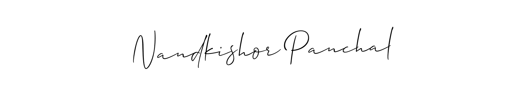 You can use this online signature creator to create a handwritten signature for the name Nandkishor Panchal. This is the best online autograph maker. Nandkishor Panchal signature style 2 images and pictures png