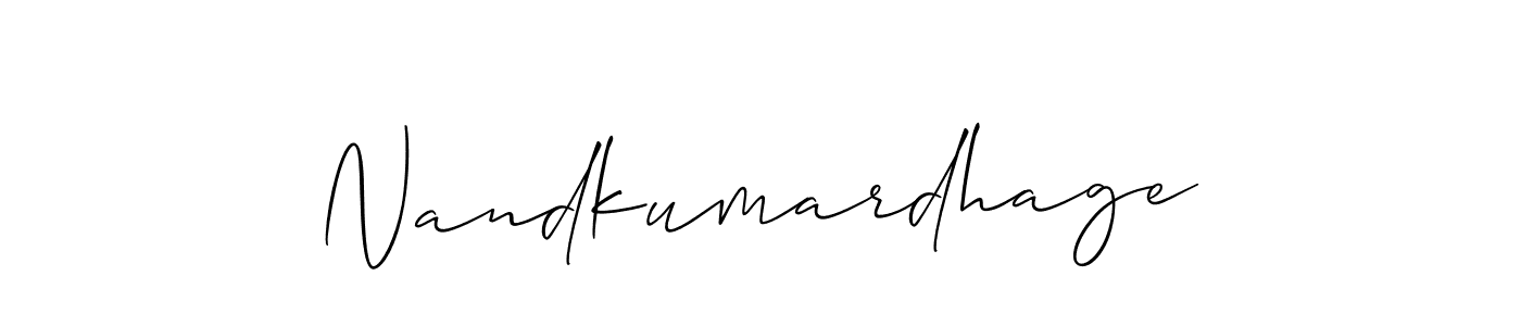 Once you've used our free online signature maker to create your best signature Allison_Script style, it's time to enjoy all of the benefits that Nandkumardhage name signing documents. Nandkumardhage signature style 2 images and pictures png