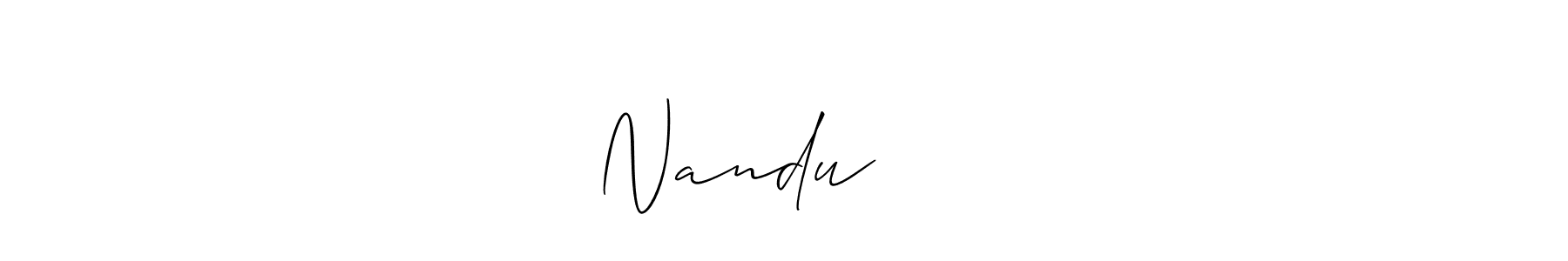 Here are the top 10 professional signature styles for the name Nandu श्री. These are the best autograph styles you can use for your name. Nandu श्री signature style 2 images and pictures png