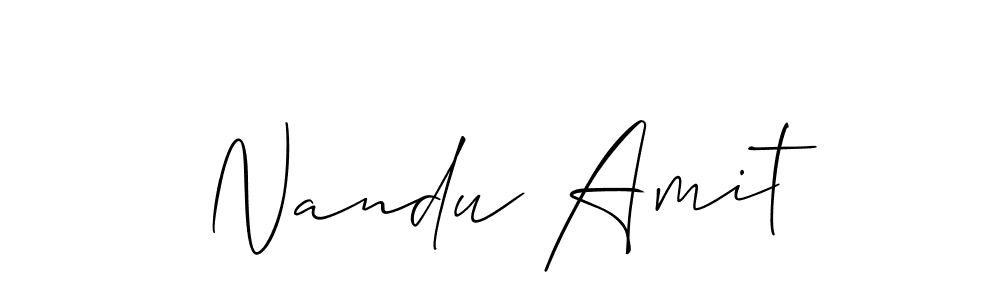 Once you've used our free online signature maker to create your best signature Allison_Script style, it's time to enjoy all of the benefits that Nandu Amit name signing documents. Nandu Amit signature style 2 images and pictures png