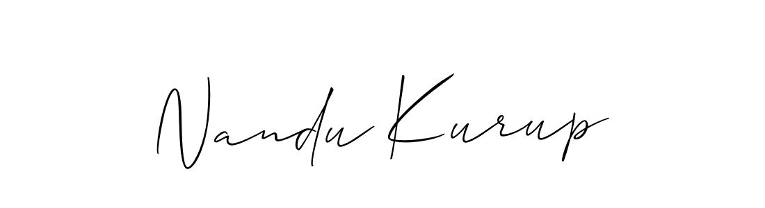 You can use this online signature creator to create a handwritten signature for the name Nandu Kurup. This is the best online autograph maker. Nandu Kurup signature style 2 images and pictures png