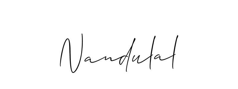 You can use this online signature creator to create a handwritten signature for the name Nandulal. This is the best online autograph maker. Nandulal signature style 2 images and pictures png