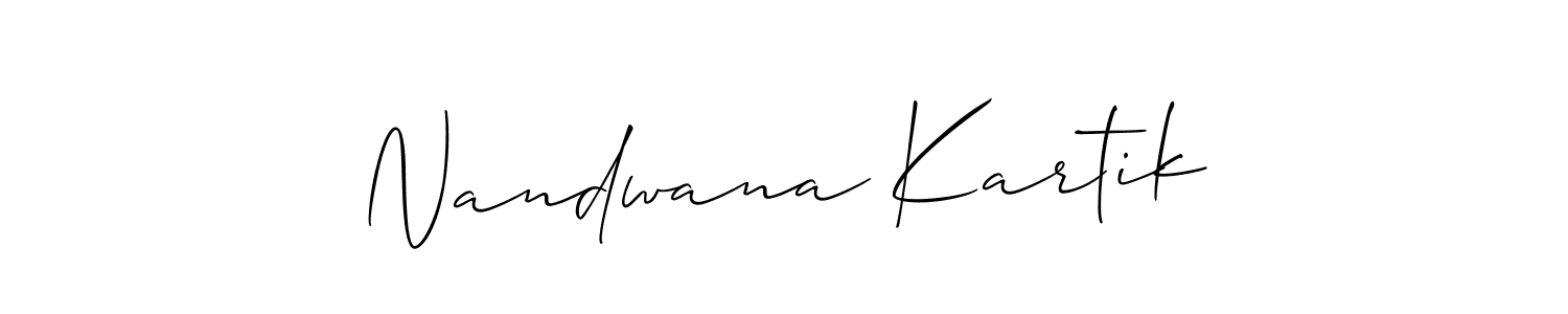 You can use this online signature creator to create a handwritten signature for the name Nandwana Kartik. This is the best online autograph maker. Nandwana Kartik signature style 2 images and pictures png
