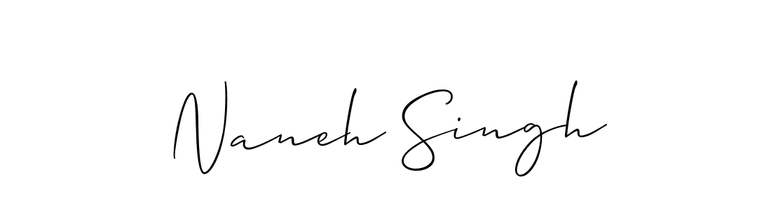 It looks lik you need a new signature style for name Naneh Singh. Design unique handwritten (Allison_Script) signature with our free signature maker in just a few clicks. Naneh Singh signature style 2 images and pictures png