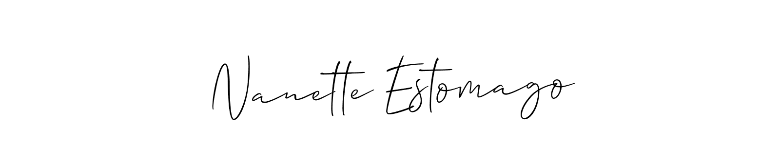 Check out images of Autograph of Nanette Estomago name. Actor Nanette Estomago Signature Style. Allison_Script is a professional sign style online. Nanette Estomago signature style 2 images and pictures png