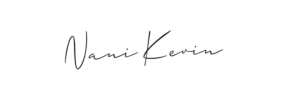 See photos of Nani Kevin official signature by Spectra . Check more albums & portfolios. Read reviews & check more about Allison_Script font. Nani Kevin signature style 2 images and pictures png