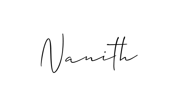 Make a short Nanith signature style. Manage your documents anywhere anytime using Allison_Script. Create and add eSignatures, submit forms, share and send files easily. Nanith signature style 2 images and pictures png