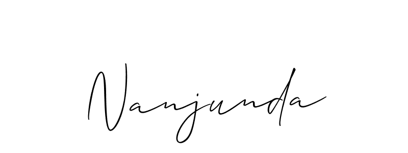 Make a short Nanjunda signature style. Manage your documents anywhere anytime using Allison_Script. Create and add eSignatures, submit forms, share and send files easily. Nanjunda signature style 2 images and pictures png