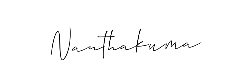 You can use this online signature creator to create a handwritten signature for the name Nanthakuma. This is the best online autograph maker. Nanthakuma signature style 2 images and pictures png