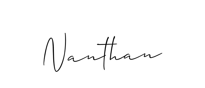 You can use this online signature creator to create a handwritten signature for the name Nanthan. This is the best online autograph maker. Nanthan signature style 2 images and pictures png