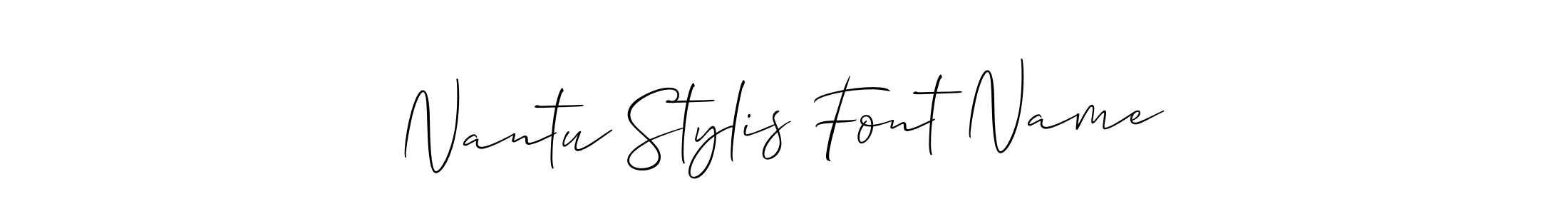 Nantu Stylis Font Name stylish signature style. Best Handwritten Sign (Allison_Script) for my name. Handwritten Signature Collection Ideas for my name Nantu Stylis Font Name. Nantu Stylis Font Name signature style 2 images and pictures png