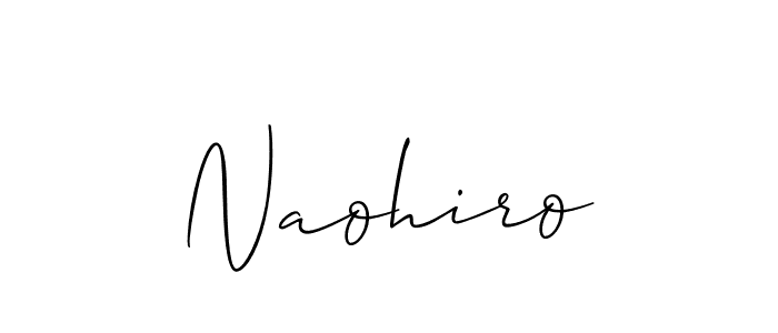 How to make Naohiro name signature. Use Allison_Script style for creating short signs online. This is the latest handwritten sign. Naohiro signature style 2 images and pictures png