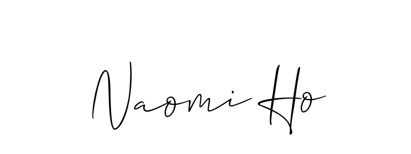 Make a beautiful signature design for name Naomi Ho. Use this online signature maker to create a handwritten signature for free. Naomi Ho signature style 2 images and pictures png