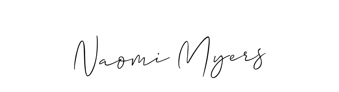 This is the best signature style for the Naomi Myers name. Also you like these signature font (Allison_Script). Mix name signature. Naomi Myers signature style 2 images and pictures png