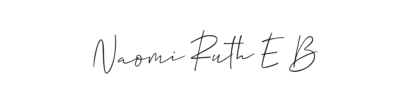 Once you've used our free online signature maker to create your best signature Allison_Script style, it's time to enjoy all of the benefits that Naomi Ruth E B name signing documents. Naomi Ruth E B signature style 2 images and pictures png