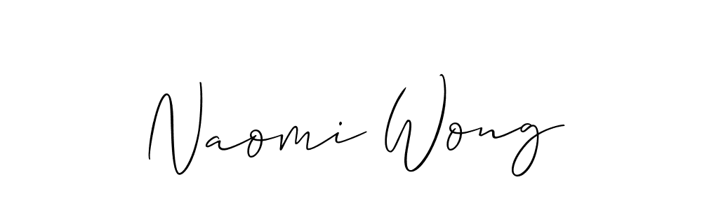 Allison_Script is a professional signature style that is perfect for those who want to add a touch of class to their signature. It is also a great choice for those who want to make their signature more unique. Get Naomi Wong name to fancy signature for free. Naomi Wong signature style 2 images and pictures png