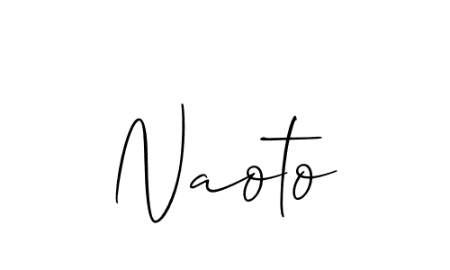 Create a beautiful signature design for name Naoto. With this signature (Allison_Script) fonts, you can make a handwritten signature for free. Naoto signature style 2 images and pictures png