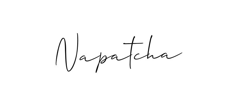 Make a beautiful signature design for name Napatcha. Use this online signature maker to create a handwritten signature for free. Napatcha signature style 2 images and pictures png