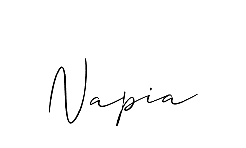 Best and Professional Signature Style for Napia. Allison_Script Best Signature Style Collection. Napia signature style 2 images and pictures png