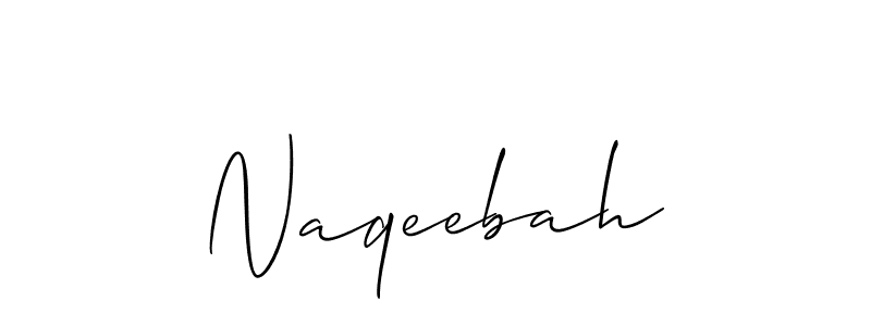 Naqeebah stylish signature style. Best Handwritten Sign (Allison_Script) for my name. Handwritten Signature Collection Ideas for my name Naqeebah. Naqeebah signature style 2 images and pictures png