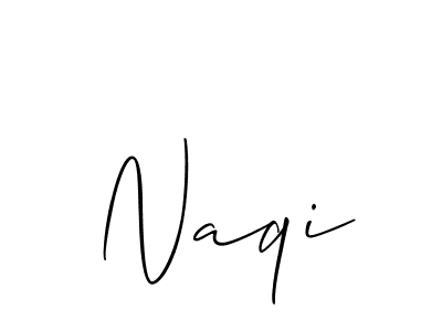 if you are searching for the best signature style for your name Naqi. so please give up your signature search. here we have designed multiple signature styles  using Allison_Script. Naqi signature style 2 images and pictures png