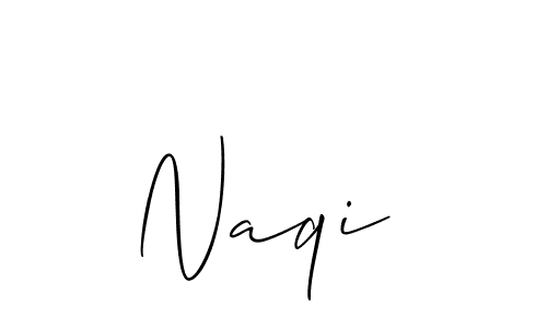 if you are searching for the best signature style for your name Naqi . so please give up your signature search. here we have designed multiple signature styles  using Allison_Script. Naqi  signature style 2 images and pictures png