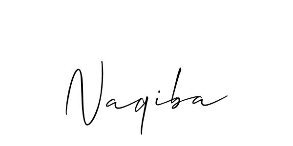 It looks lik you need a new signature style for name Naqiba. Design unique handwritten (Allison_Script) signature with our free signature maker in just a few clicks. Naqiba signature style 2 images and pictures png