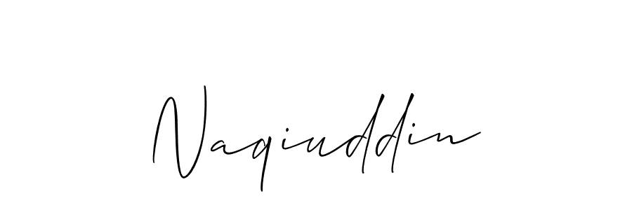 It looks lik you need a new signature style for name Naqiuddin. Design unique handwritten (Allison_Script) signature with our free signature maker in just a few clicks. Naqiuddin signature style 2 images and pictures png