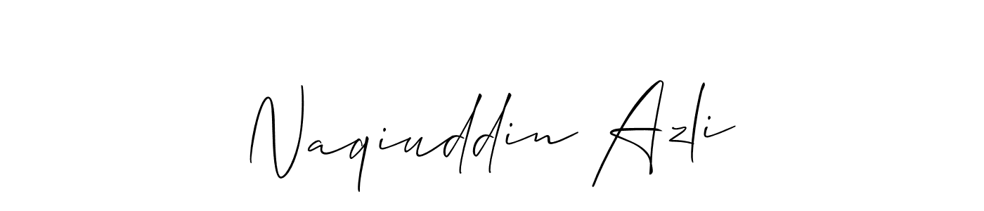 How to Draw Naqiuddin Azli signature style? Allison_Script is a latest design signature styles for name Naqiuddin Azli. Naqiuddin Azli signature style 2 images and pictures png