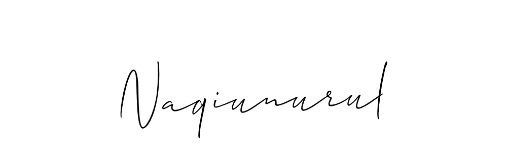 Create a beautiful signature design for name Naqiunurul. With this signature (Allison_Script) fonts, you can make a handwritten signature for free. Naqiunurul signature style 2 images and pictures png